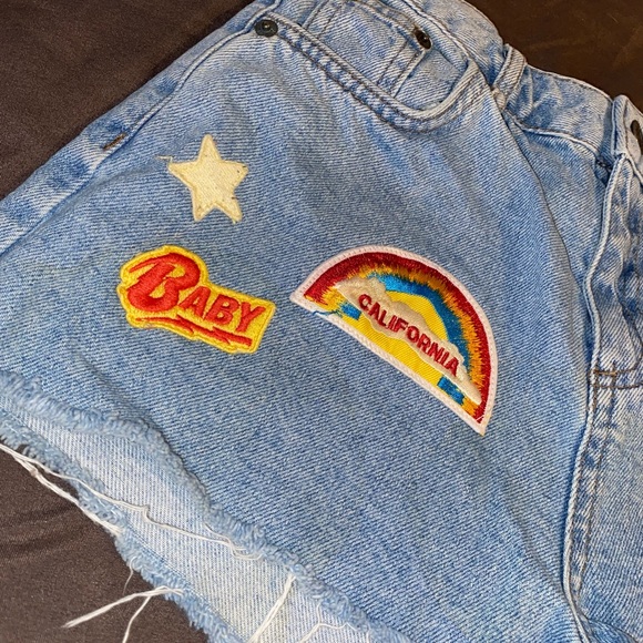 Subdued size 25 Vintage Booty Shorts (PATCHWORK) - Picture 3 of 8